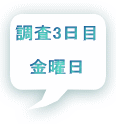 調査3日目  金曜日